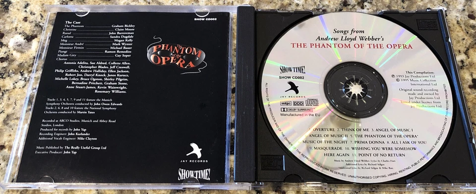Различные исполнители - призрак оперы - различные исполнители компакт-диск. Showtime - Изображение 2 из 3