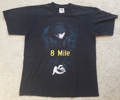 EMINEM 8 Mile Official Vintage 2002 T Shirt Rap Tee M Hip Hop D12 Soundtrack LP