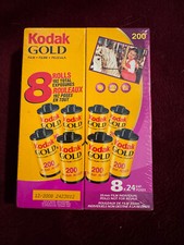 8 Rolls 24 Exposure Kodak Gold Film Expired