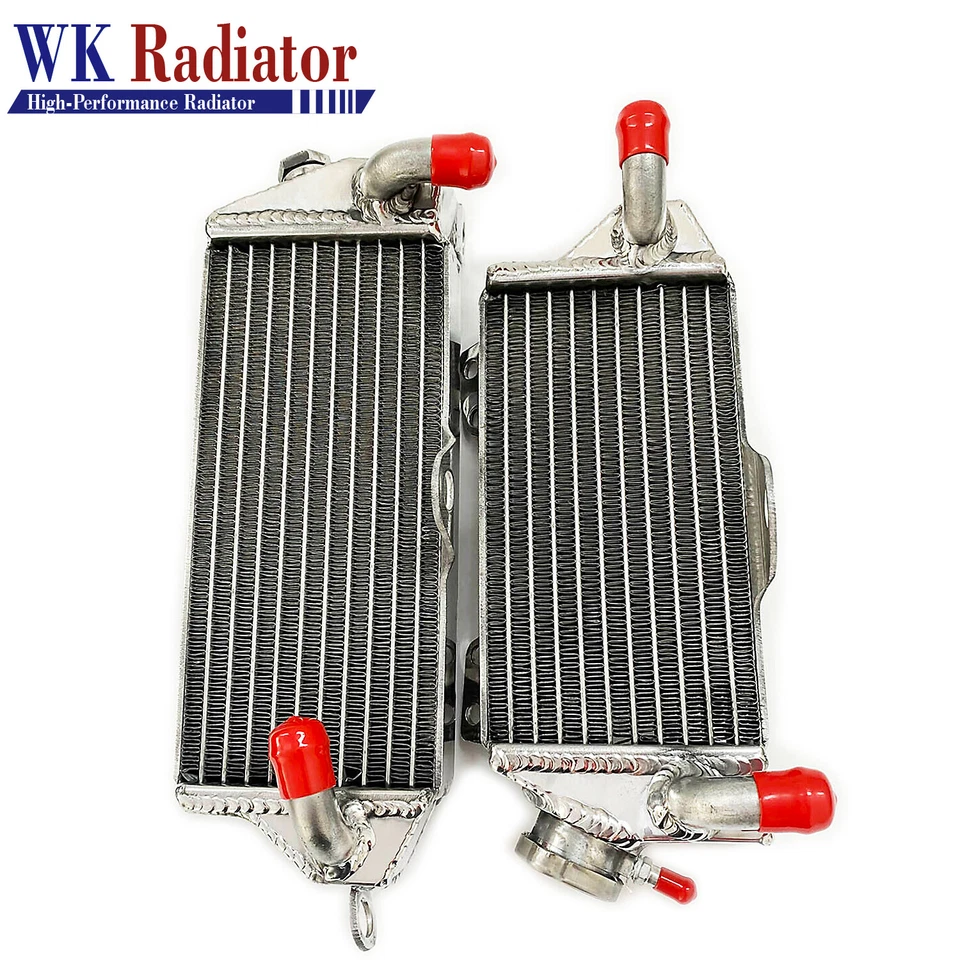 Radiador completo de aluminio Fit KAWASAKI KX 500 KX500 1988-2004 1989 1990 1991 1992 Foto 2 de 4