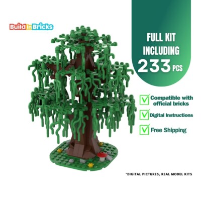 Swamp Tree Building Bricks - Stem Toy Swamp Tree Blocks - 233 PCS