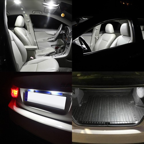 2x warmweiße LED Girlande Licht 31/36/39/41 mm Birne Canbus Auto Innenausstattung eisblau - Bild 10 von 16