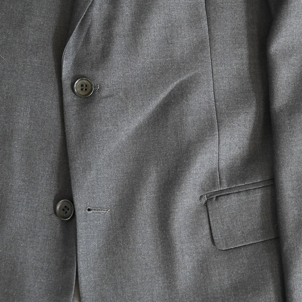 Giorgio Fiorelli 42R 36x32 Gris Superfino Hombre Chaqueta Pantalones Traje Foto 3 de 4