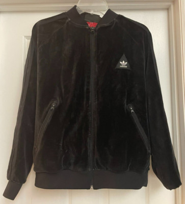 Adidas PHARRELL WILLIAMS HUMAN RACE SUPERSTAR VELOUR HU Track Jacket~Womens sz M