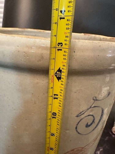 ANTIQUE VINTAGE RED WING FIVE (5) GALLON STONEWARE CROCK - Picture 6 of 8