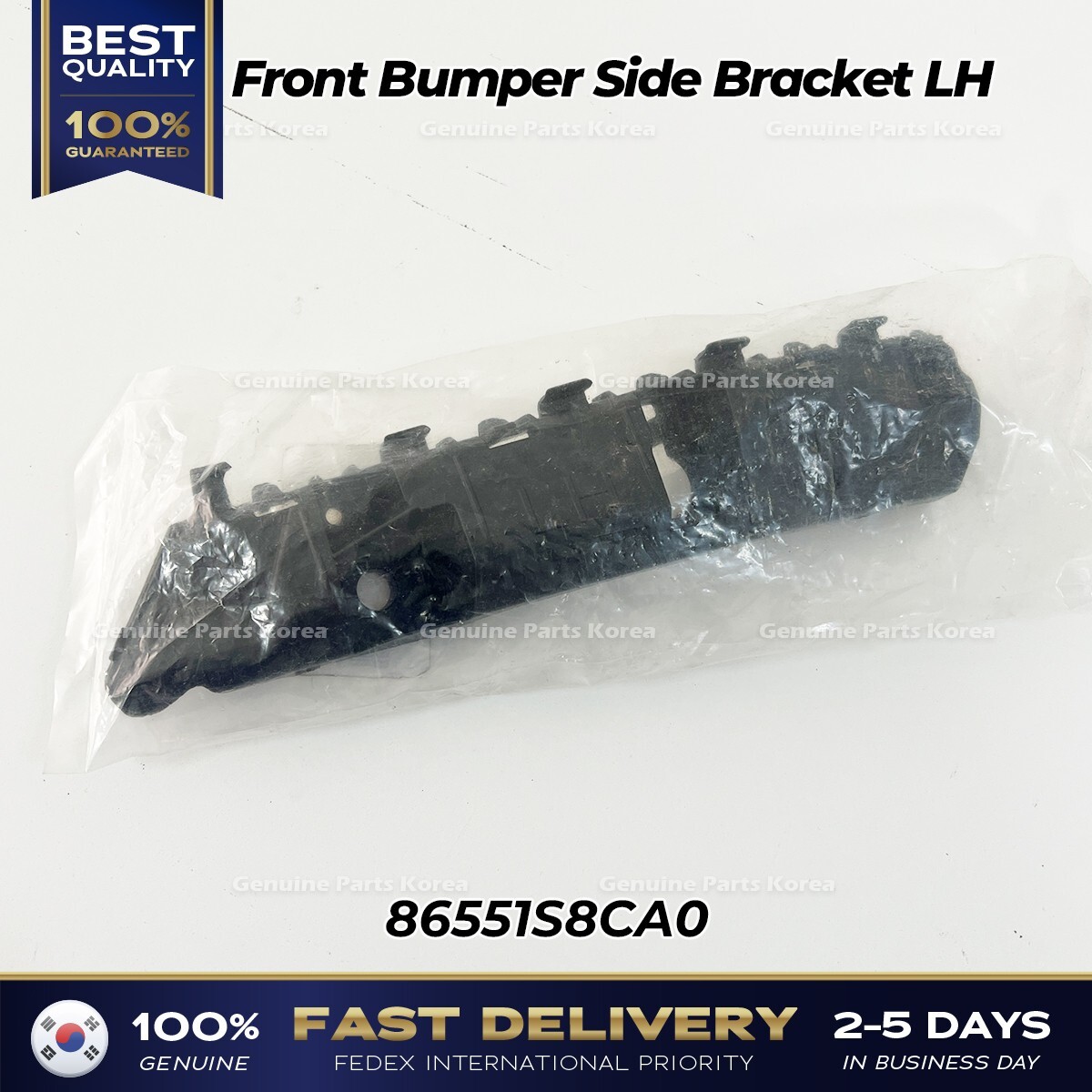himmm Genuine 86551M6000 Front Bumper Bracket Left Driver For Kia