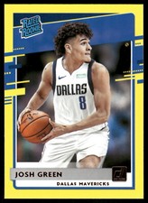 2020 Donruss #234 Josh Green RR Yellow Flood
