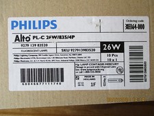 383364 Philips 26W COMPACT FLUOR G24Q-3 3500K ENERGY EFFICIE BRAND NEW LOT OF 10