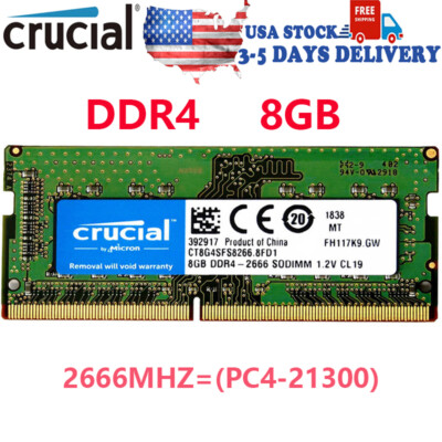 CrucialノートPC用メモリ 8GB DDR4-2666 PC4-21300 s-l400.jpg