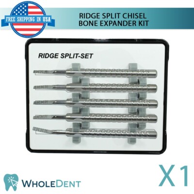 Ridge Split Instruments Ridge Split Chisel Expander Kit Dental Dentistry Durable Tool ...