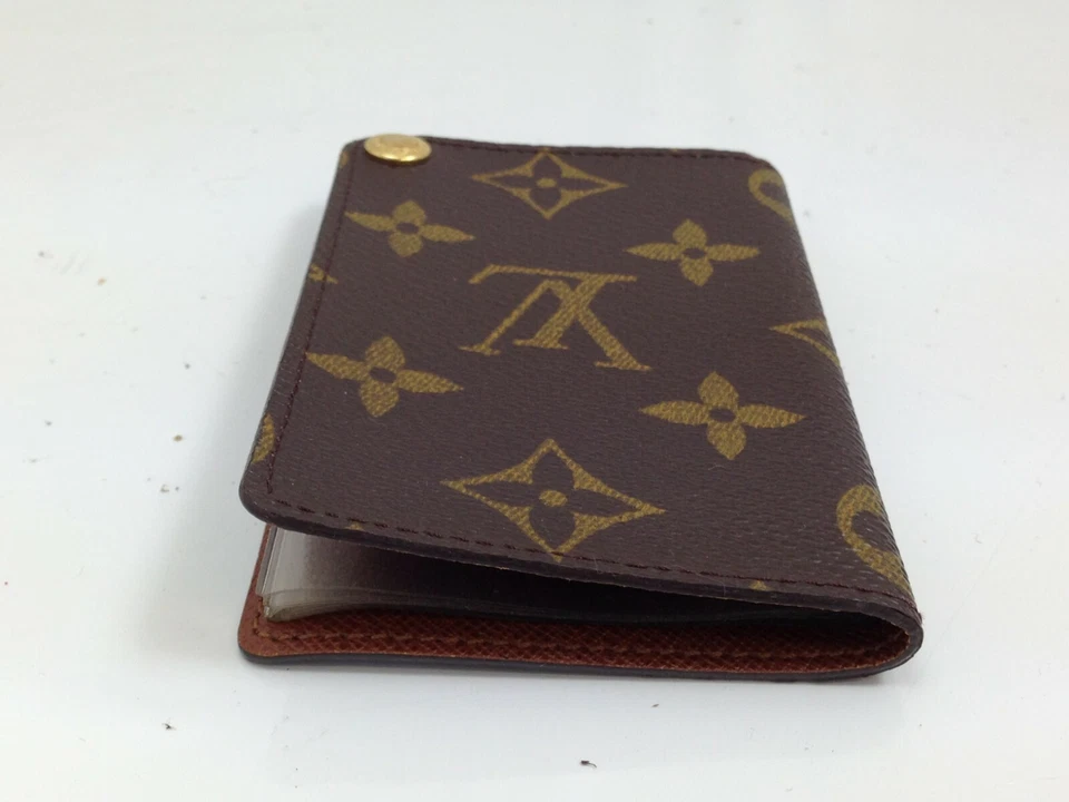 Auténtico estuche para tarjetas de plástico Louis Vuitton con monograma 7J190260g" Foto 3 de 4