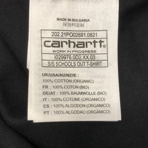 Carhartt WIP, T-shirt, Größe: S, Schools Out T-Shirt , Schwarz, Baumwolle - Bild 4 von 7