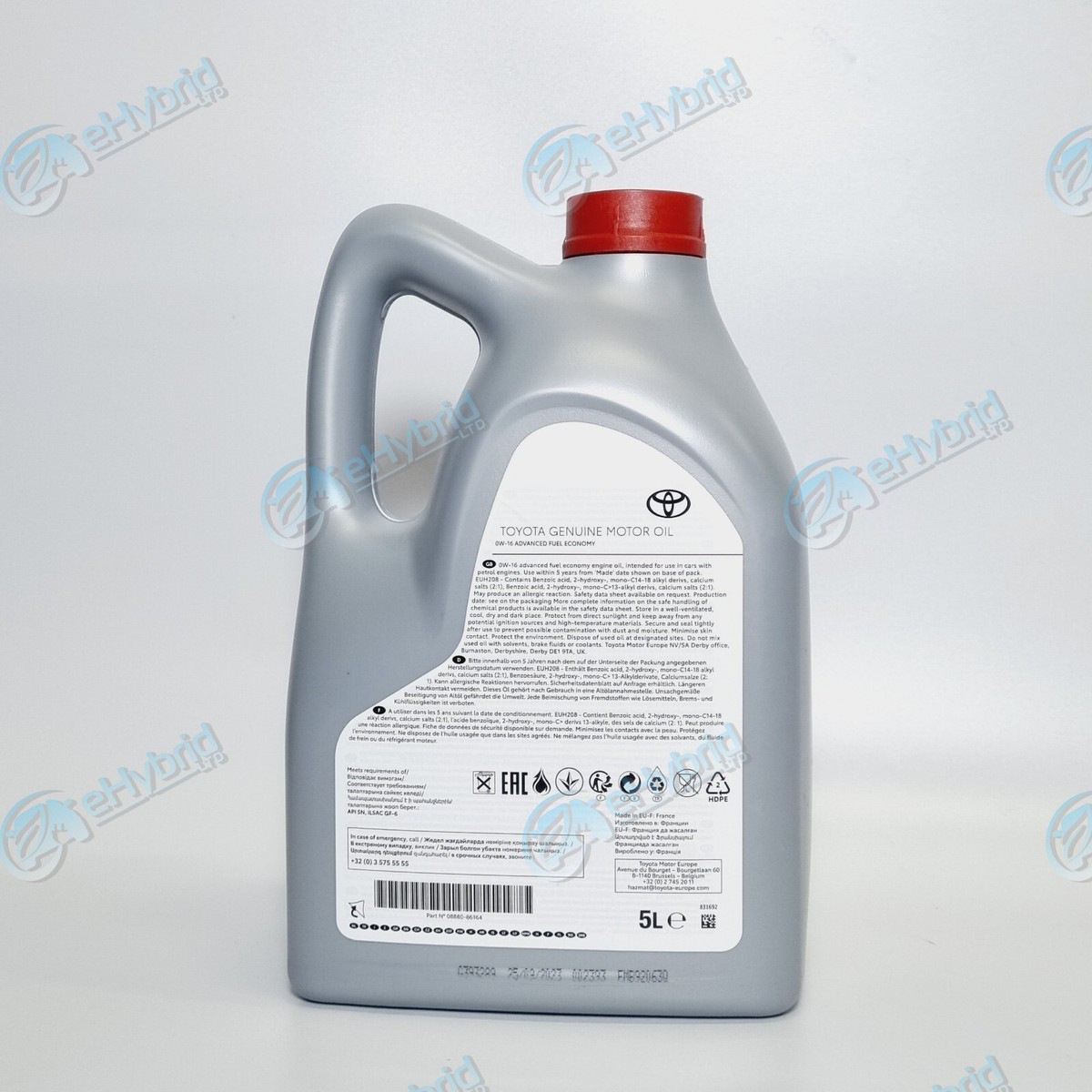 ピュアオイル Genuine Toyota C-HR 0W16 Engine Oil ZYX11 2019 Onwards Engine Oil