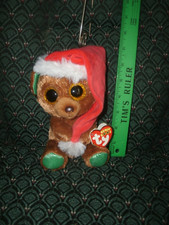 Ty Beanie Boos * NICHOLAS the Christmas Bear * 6" (Walgreen's Exclusive) * MWMT