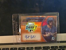 WYATT LANGFORD 9/25 Rookie Auto 2023 1st Bowman Draft Night Refractor RC
