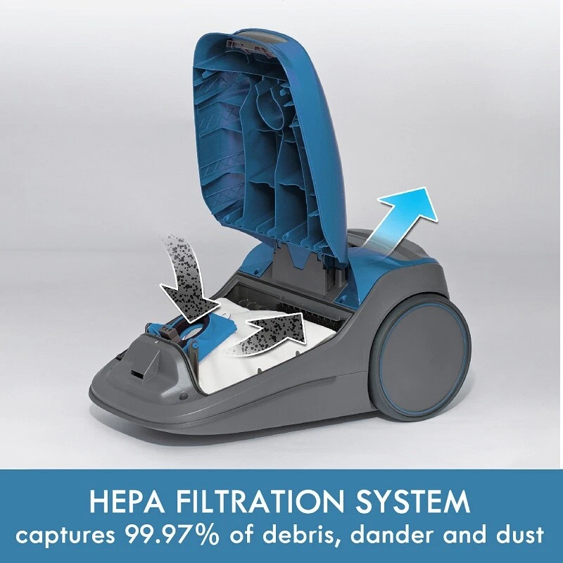 Kenmore BC3005 канистровый пылесос HEPA домашний кондиционер емкость 12 А 2,2 л - Изображение 4 из 4