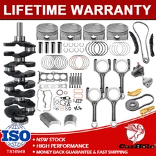 Engine Rebuild Kit - Crankshaft & Conrods & Pistons Gasket For Hyundai G4KJ 2.4L