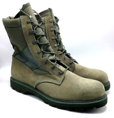 UFCW Mondo Mens US 12 R Green Leather Suede Vibram Sole Military Combat Boots Mondo PT UFCW Men main image 4