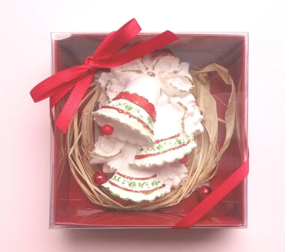 Moule Silicone Cloche Fleur Thème Noël pour Pâte Polymère Fimo Plâtre Savon Cire - Photo 2/4