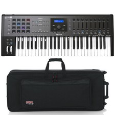 Arturia Keylab 49 Mkii Midi Keyboard Controller, Black W/ Soft Case