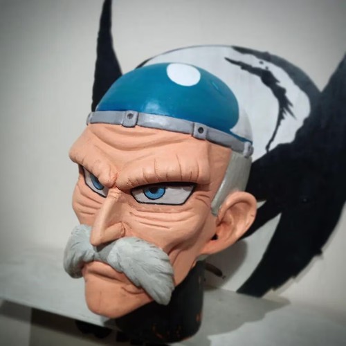 Dr. Gero Dragon Ball Latex Cowl - Picture 2 of 3