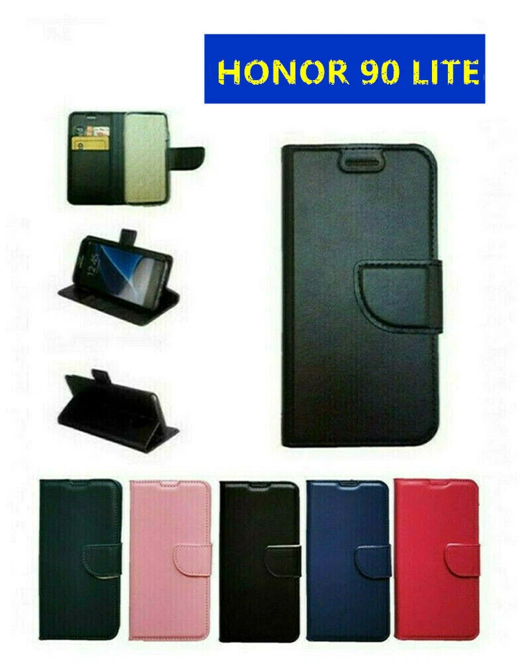 COVER CUSTODIA A LIBRO PER HONOR 90 LITE + PELLICOLA VETRO