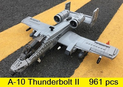 A-10 Thunderbolt II Bodenangriffsflugzeug MOC US Flugzeug USA Bomber USAF Blöcke