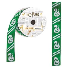 Officially Licensed Harry Potter Slytherin High Quality 5-meter Satin Ribbon