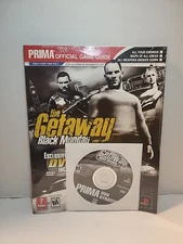 The Getaway: Black Monday Prima Strategy Guide With Exclusive DVD, Sealed!! 
