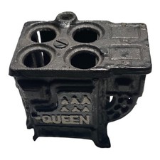 Miniature QUEEN Cast Iron Stove Made in USA Stove Only Vintage Read