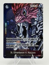 St. Ethanbaron V. Nusjuro (Alternate Art) OP13-080 Carrying On His Will Foil