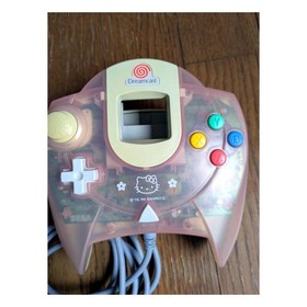Sega Dreamcast Hello Kitty Limited Edition Skeleton Pink HKT-3000 Console USED