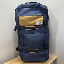 Dakine Split Roller 100L Navy Tan Wheeled Luggage Travel Bag Large Capacity