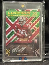 Danny Gray [Green] #LUM-DG 2022 Panini XR Luminous Endorsements /5 