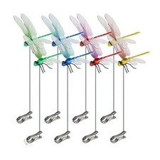 12 Fake Dragonfly Clips Clip on Dragonfly for Outdoors 3D