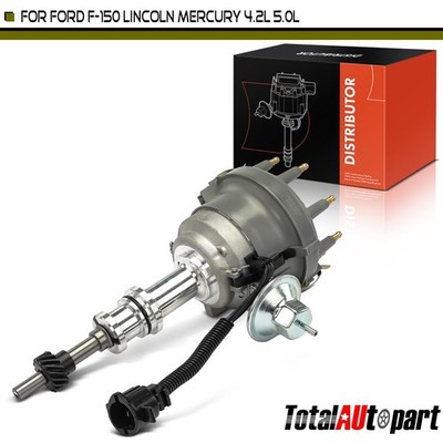 Ignition Distributor with Cap & Rotor for Ford F-100 F-150 F-250 V8 4.2L V8 5.0L