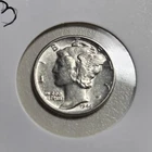 1944  Mercury Dime AU Silver (W23)