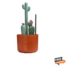 Multifunctional Cacti Bottle Cleaning Brush Set - BPA Free Easy to Store