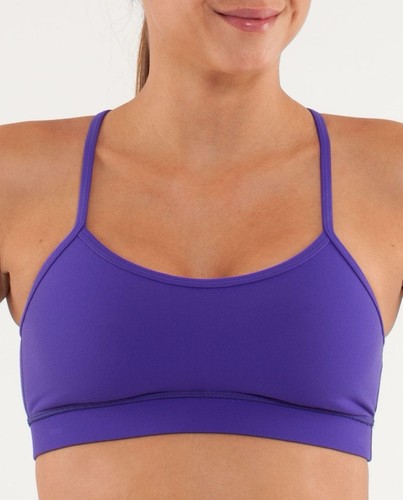 Lululemon Athletica Flow Y Bra IV In Bruised Berry- Size 6