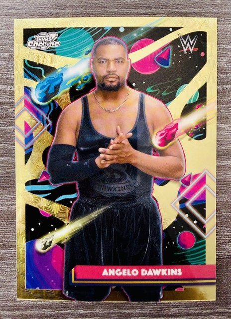Angelo Dawkins 2026 Topps Chrome Cosmic WWE Street Profits Superfractor # 1/1