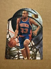 1995-96 Fleer Metal Maximum Metal Die-Cut #3 Grant Hill Detroit Pistons NMT MINT