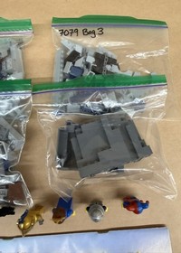 LEGO Castle 7079 Drawbridge Defense 7 Minifigures 335 Pieces No Box Pre-Owned