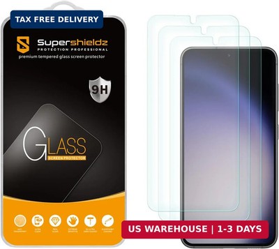 Supershieldz (3 Pack) Designed for Samsung Galaxy S24 Tempered Glass Screen Prot