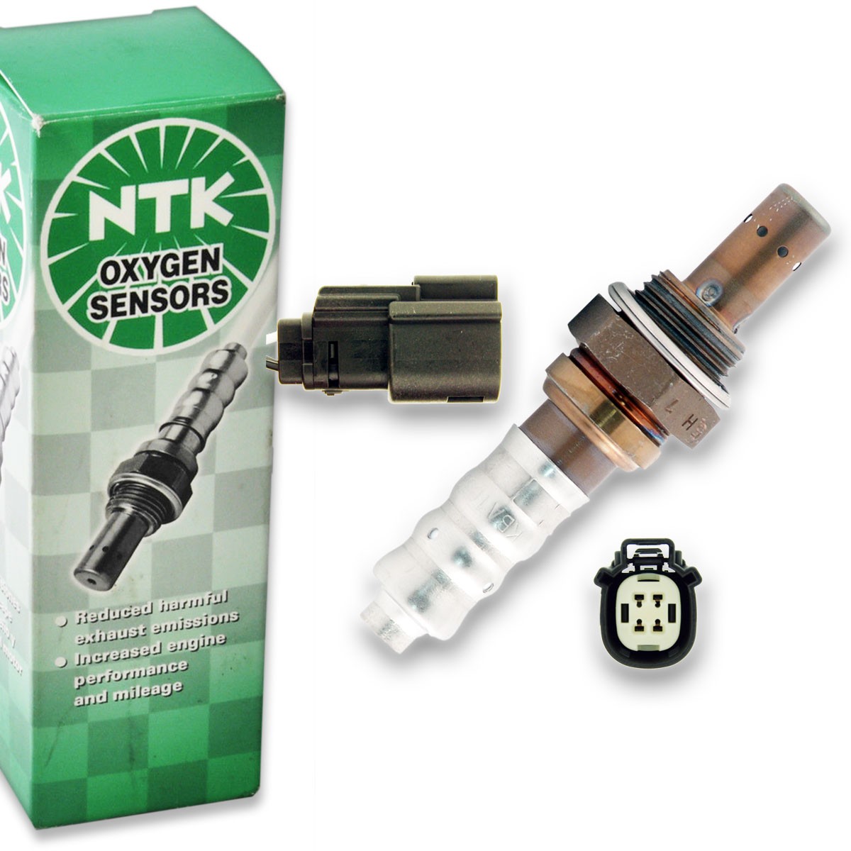 NGK NTK Downstream Left O2 Oxygen Sensor for 2013-2015 Lincoln MKT 3.7L V6 - ra
