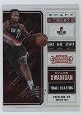 2018 Panini Contenders Draft Picks Variation Ticket 17/99 Caleb Swanigan #6 1d40
