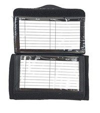 Wrist Playbook Wristband with Three Playsheet Compartments for Football,