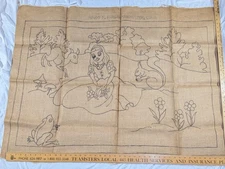 Rare Fraser Snow White Rug Hooking Pattern  30" X 45" Fairy Tale  Primitive  VTG