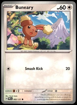 Pokemon - Buneary #083/131 - SV: Prismatic Evolutions Common