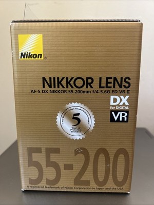 (Open Box) Nikon AF-S DX NIKKOR 55-200mm f/4-5.6G ED VR II Lens