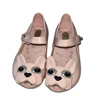 Mini Melissa Pink Dress Shoes with Dog Design Mini Melissa Size: 7